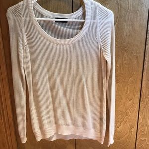 See through knit top