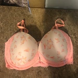 Butterfly print Push up Bra