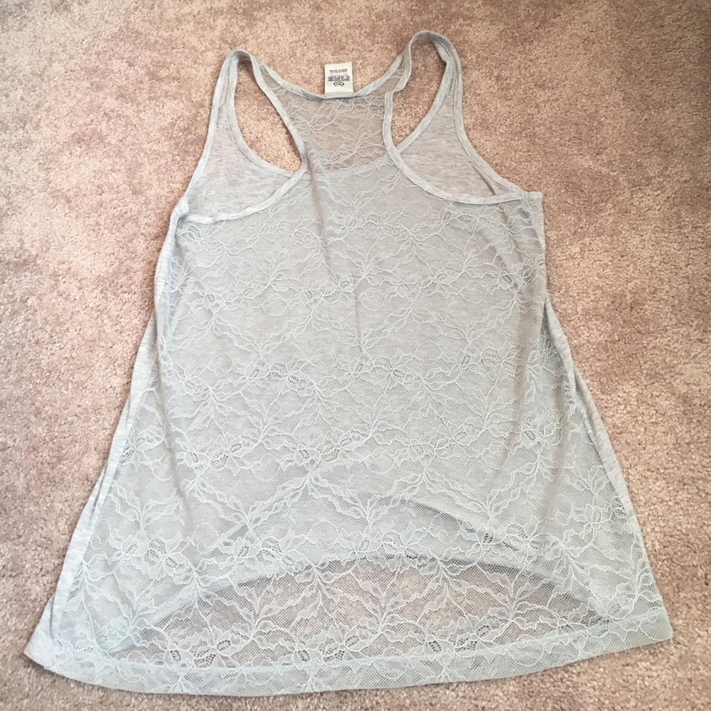 Victoria's Secret Pink Tank Top with Lace Back