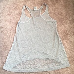 Victoria's Secret Pink Tank Top with Lace Back