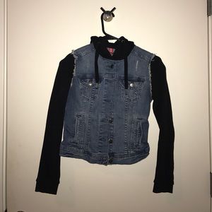 Hooded Denim Jacket