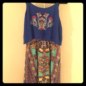 ❌TRADED❌ Francesca’s large print dress 👗