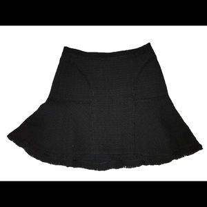 Rebecca Taylor Tweed Black Skirt