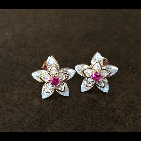 Austrian crystal earrings - Picture 1 of 2