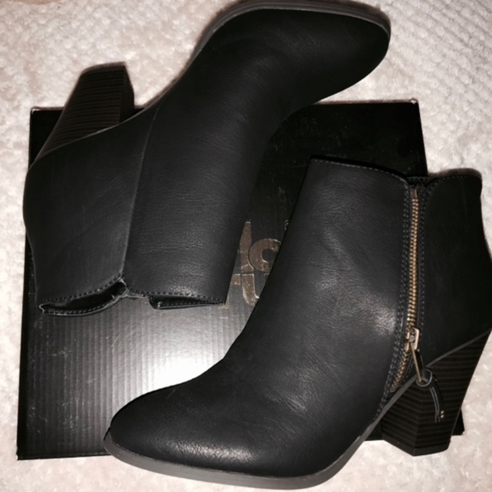 Black booties