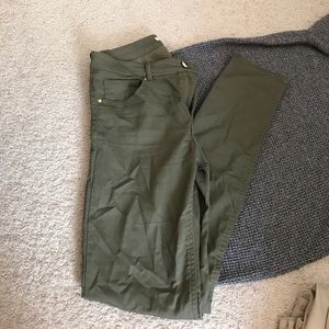 H&M olive green pants