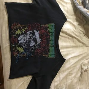 Grateful Dead bertha off the shoulder shirt