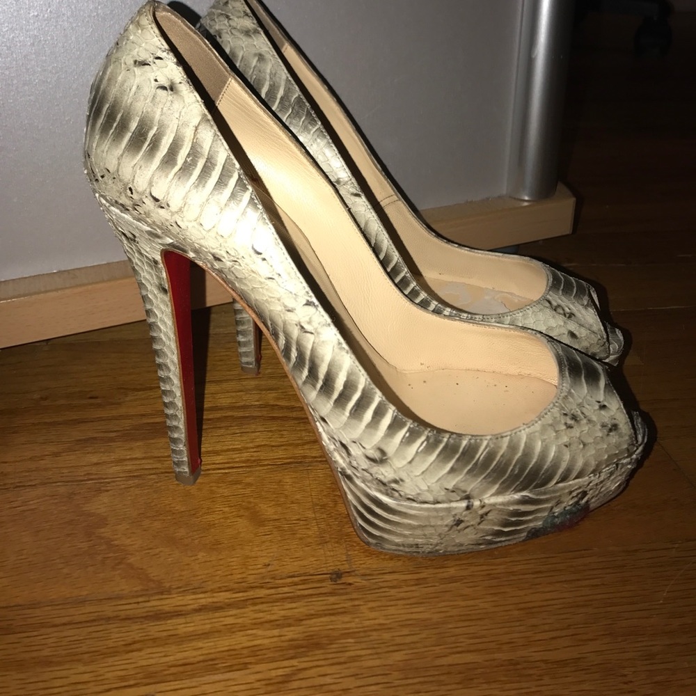 Christian Louboutin Python Pumps - image 2