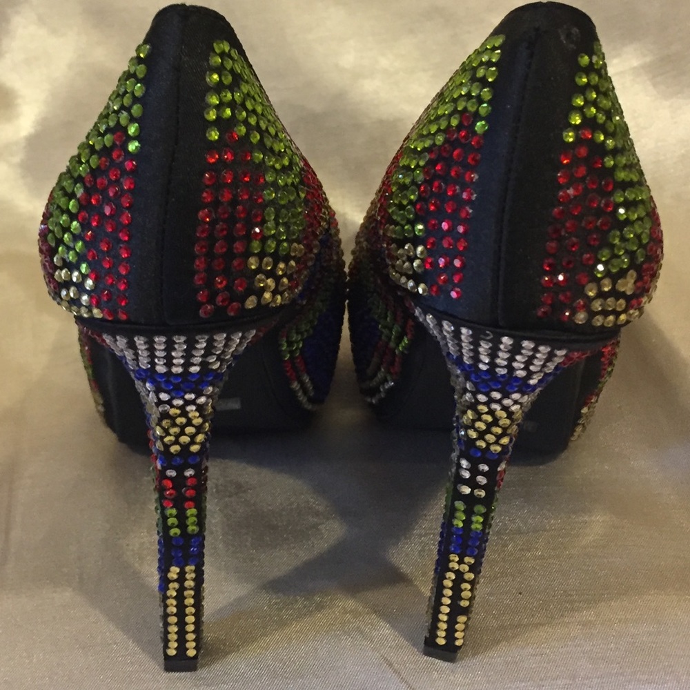 Chase and Chloe Maggie Multi Color heels 👠 - Picture 7 of 8