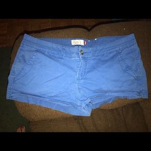 Blue shorts