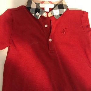 Burberry baby polo size 18 months!!