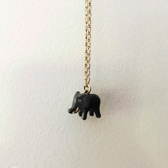 J. Crew Jewelry - Gold elephant pendant necklace J. Crew Jewelry - Gold elephant pendant necklace