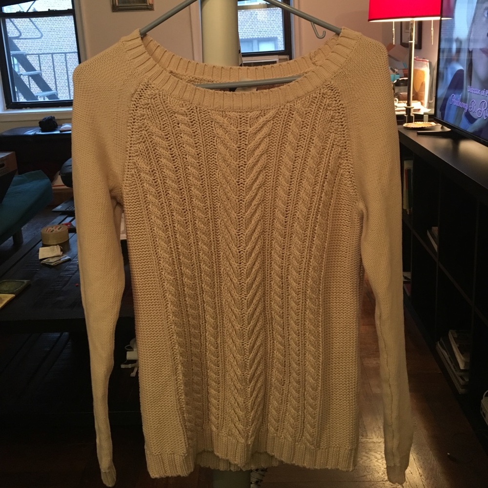 J.Crew Cotton Cable Sweater