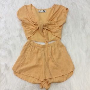 Purrmelrose shirt and shorts set!