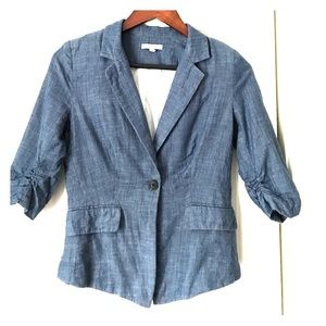 Denim blazer