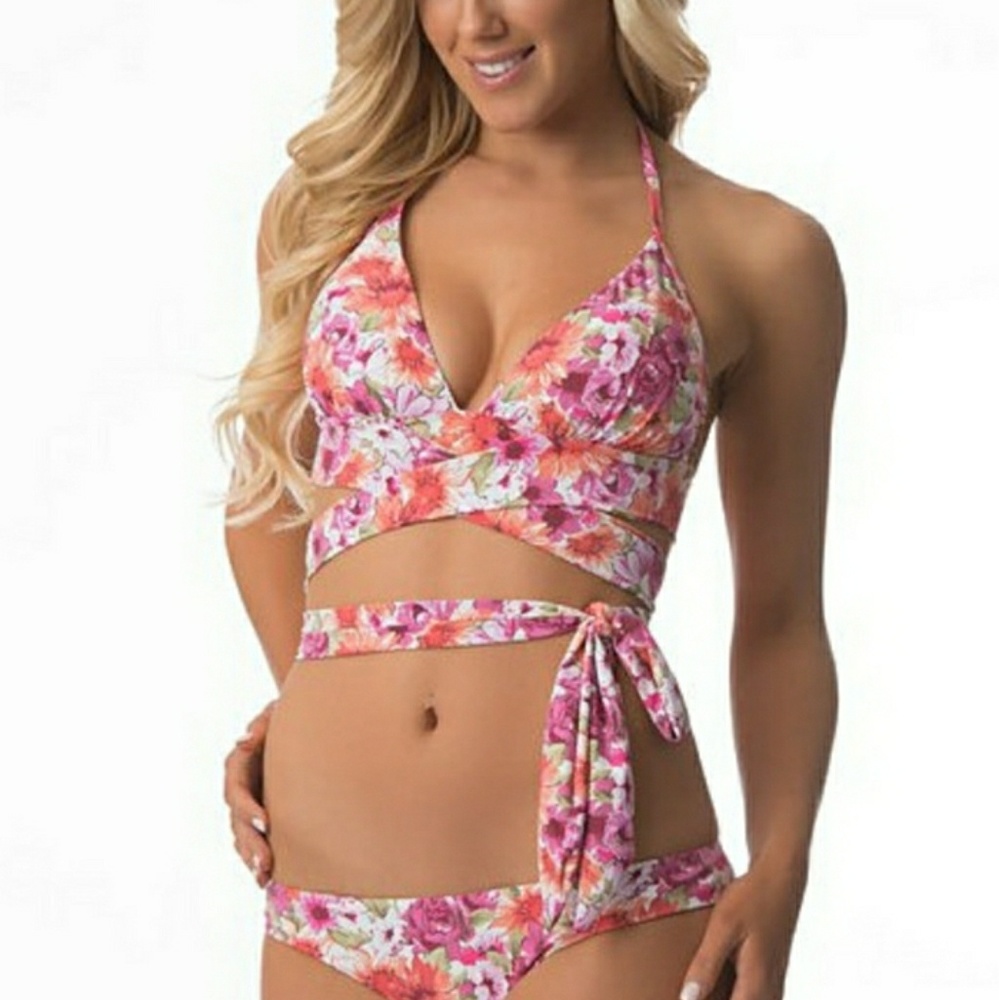 Summer Multi-Wrap Floral 2-Piece