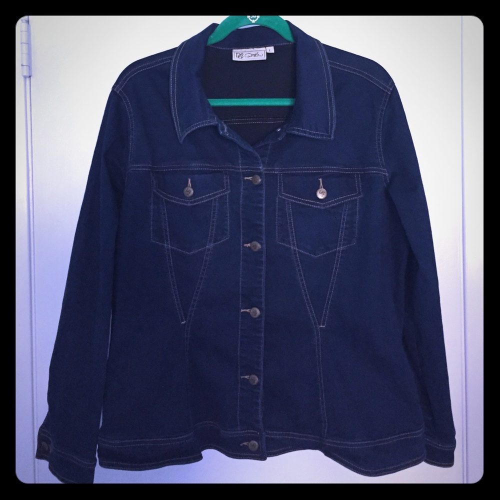 EUC DG2 by Diane Gilman Large Jean Jacket