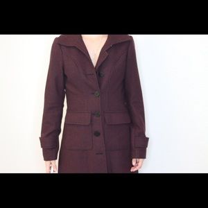 Romy herringbone dress coat