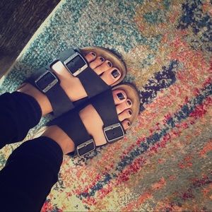 BIRKENSTOCK Arizona Soft Footbed Black