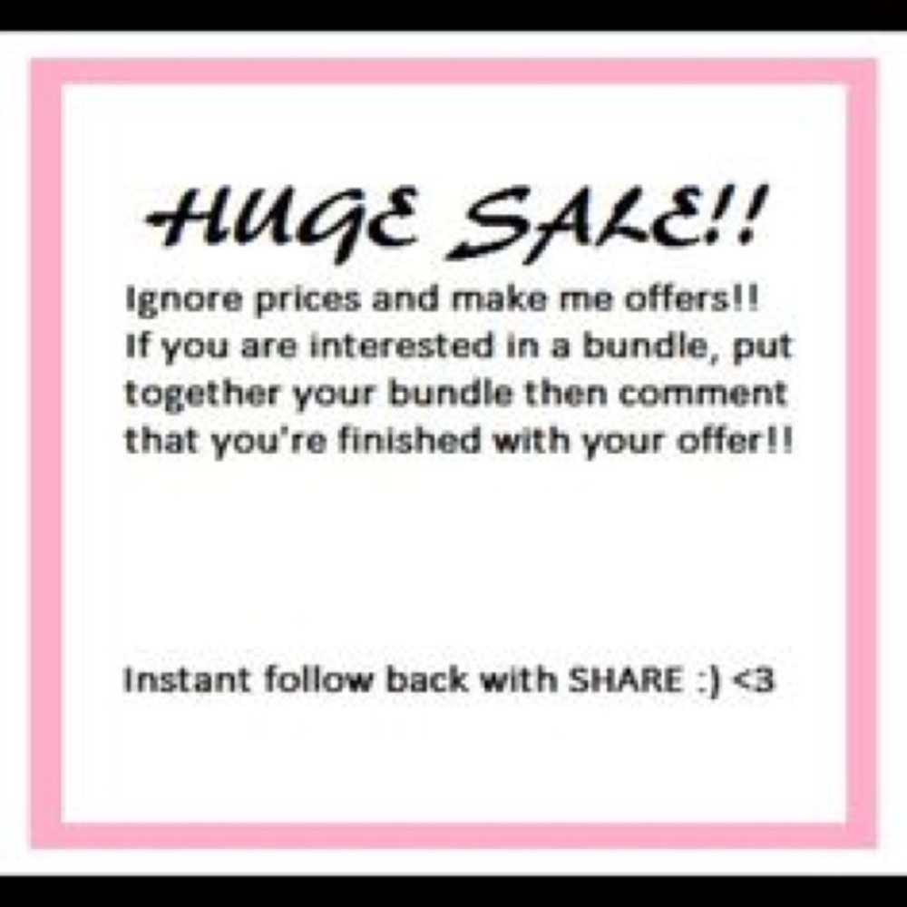 Make me a reasonable offer!!!