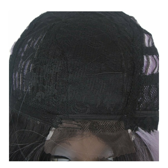 Ombre Black Light Purple Lace Wig 22-24 inches main image 7