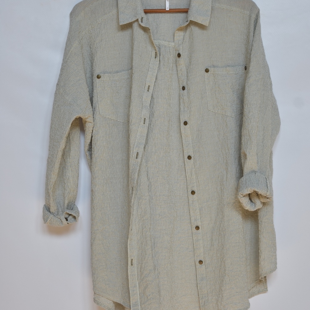 Free People Baggy Button Up