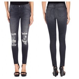 J Brand  Mid Rise Skinny with Distressing
