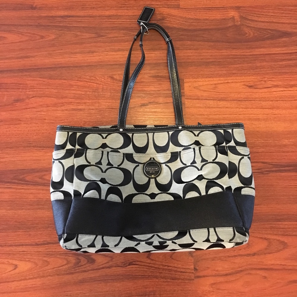 Coach baby bag