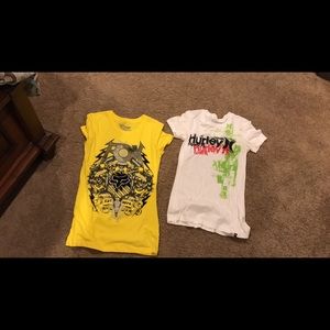 Hurley and fox shirt