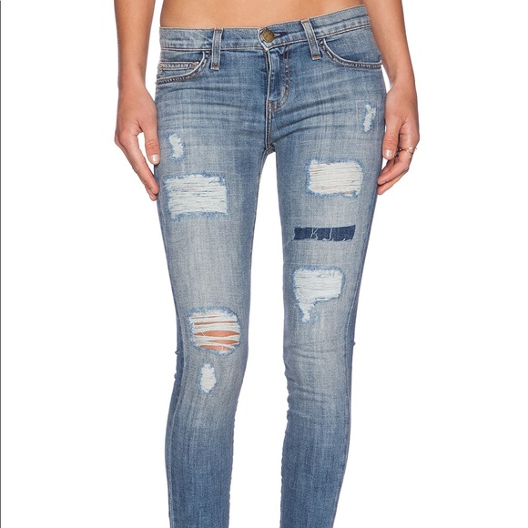 NWT Current/Elliott Stiletto Distressed Jeans - Picture 2 of 8