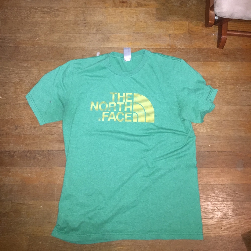 Green Northface Tee