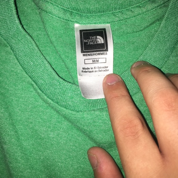 Green Northface Tee - Picture 2 of 3