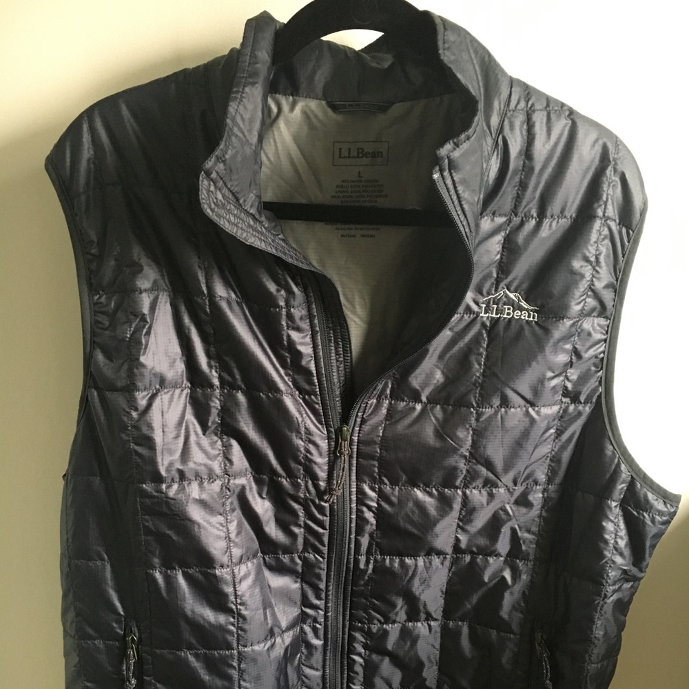 LL bean lightweight primaloft puffy vest