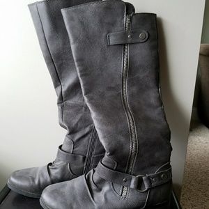 Gray Boots