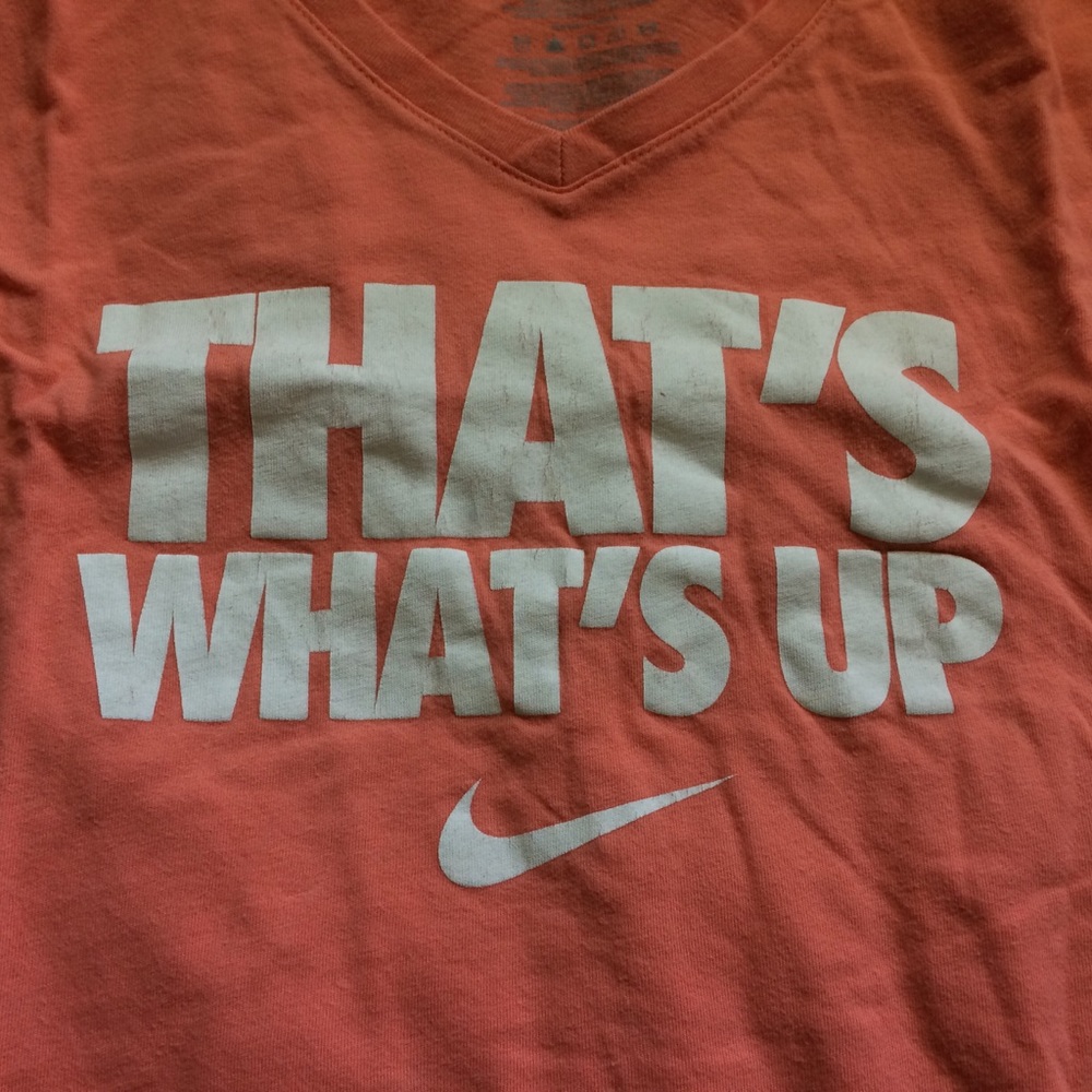 Nike "That's what's up" T & Adidas Yoga T.