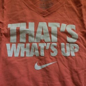 Nike "That's what's up" T & Adidas Yoga T.