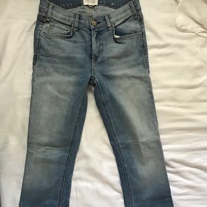 Mcguire denim cropped lock flare