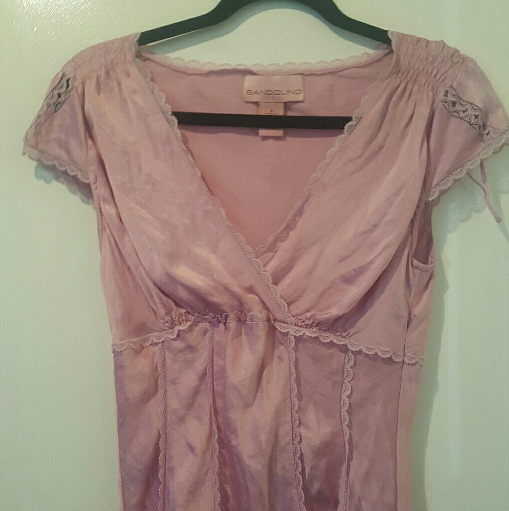 Silk shirt violet