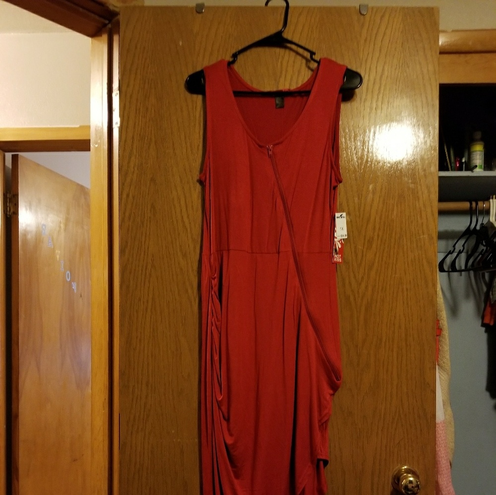 Red dress