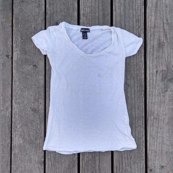 Set of 4 Off/White Shirts Sz S|XS - Picture 2 of 5