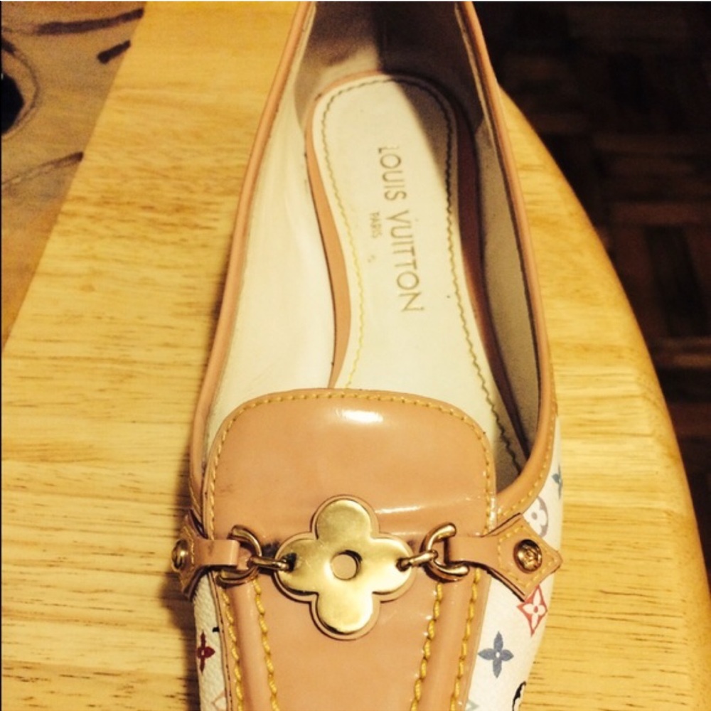 Louis Vuitton colorful flats