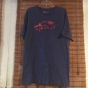 Mens Vans Blue Short Sleeve Tshirt