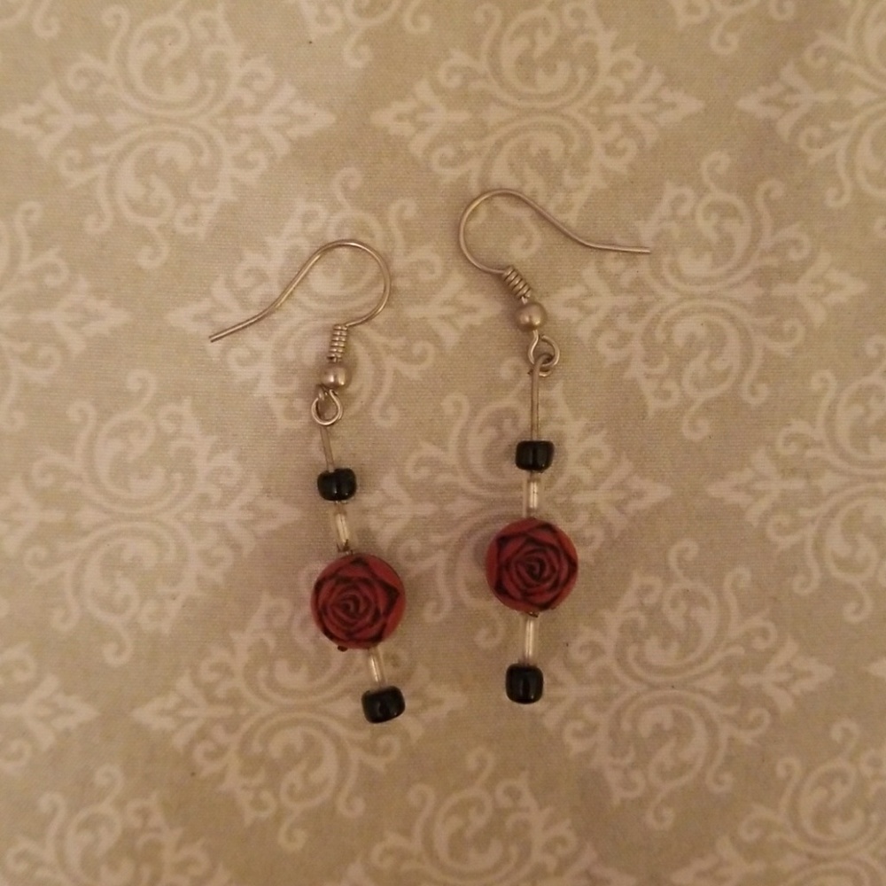 Handmade bead earings