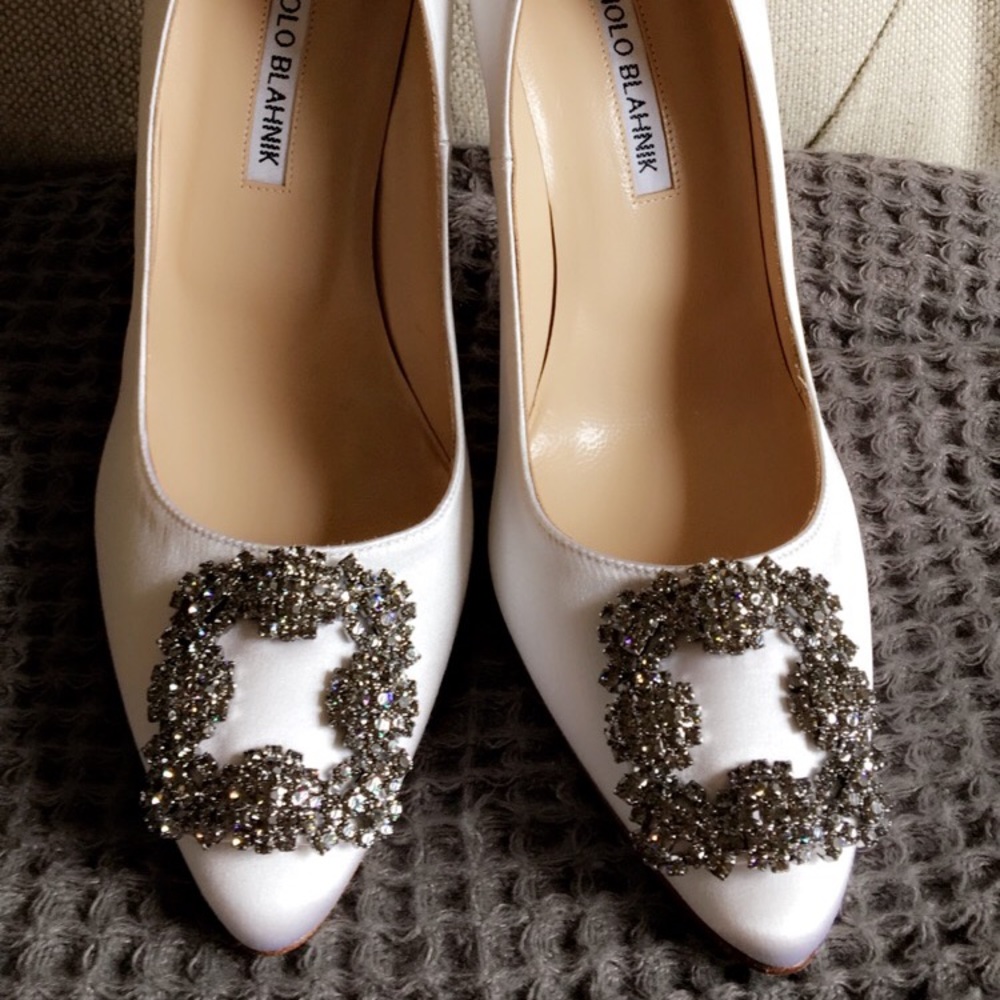 Gorgeous Manolo heels super comfy only worn once