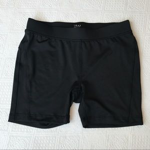 Black spandex running sport shorts size Small