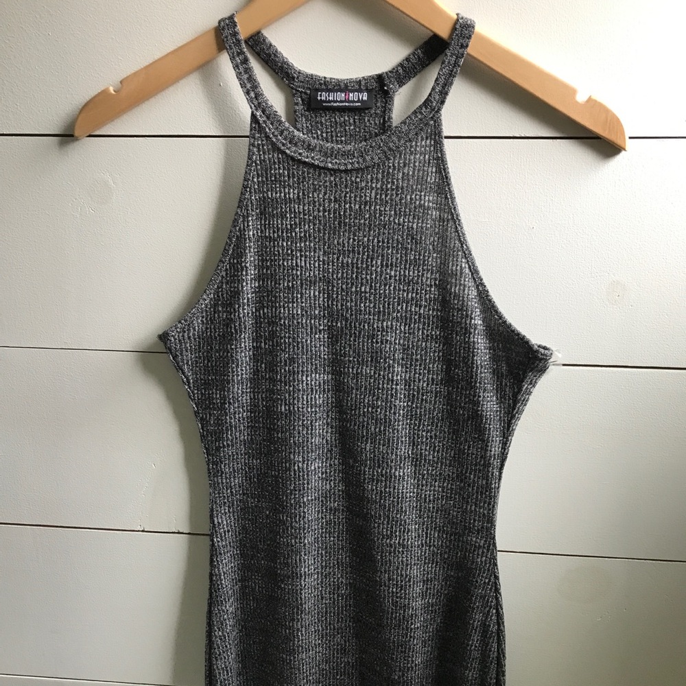 Grey Mini Dress