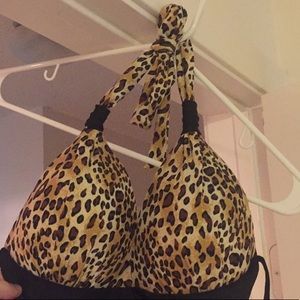 Cheetah print monokini