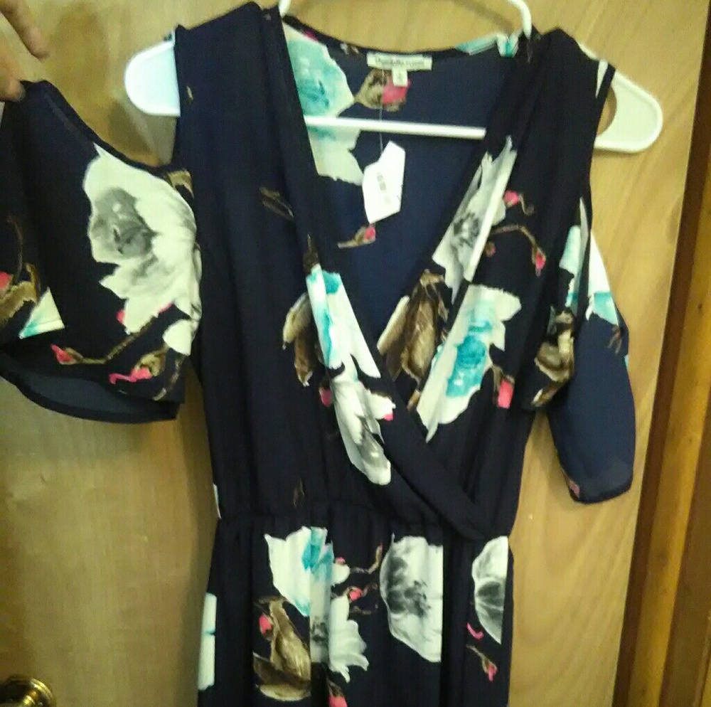 Blue Floral Dress