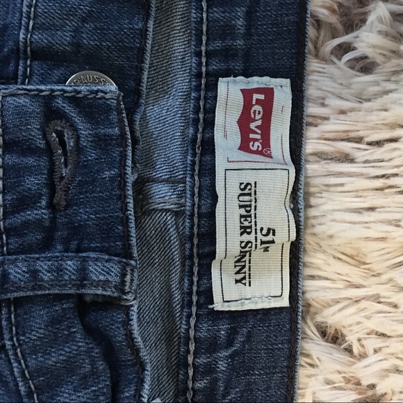 Levi's 510 16 Reg Super Skinny Medium Wash Jeans - Picture 3 of 6