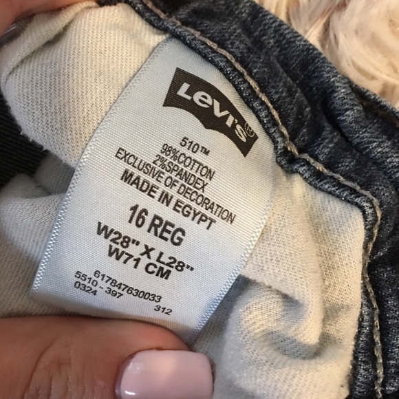 Levi's 510 16 Reg Super Skinny Medium Wash Jeans - Picture 5 of 6